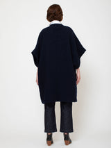 Teddy Coat - Navy
