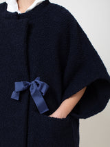 Teddy Coat - Navy