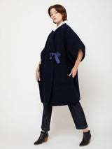 Teddy Coat - Navy