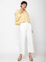 TELA - Petra Blouse - Yellow Stripes - Verdalina
