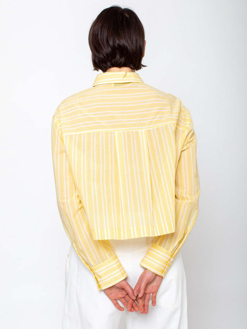 TELA - Petra Blouse - Yellow Stripes - Verdalina