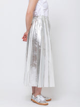 York Silver Skirt - Metallic