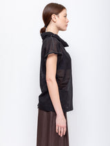 Tela - Papaya Top - Black - Verdalina