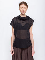 Tela - Papaya Top - Black - Verdalina