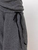 Ter et Bantine - Shawl Collar Sweater - Grey Melange - Verdalina