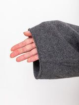 Ter et Bantine - Shawl Collar Sweater - Grey Melange - Verdalina