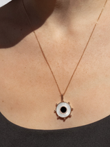 THATCH - Soleil Mother of Pearl and Onyx Charm - Verdalina