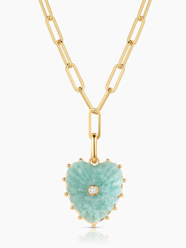 THATCH - Malene Amazonite Clip Necklace - Verdalina