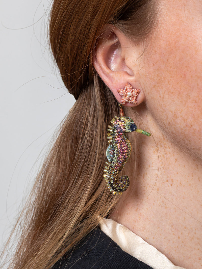 Trovelore - Common Seahorse Earrings - Verdalina