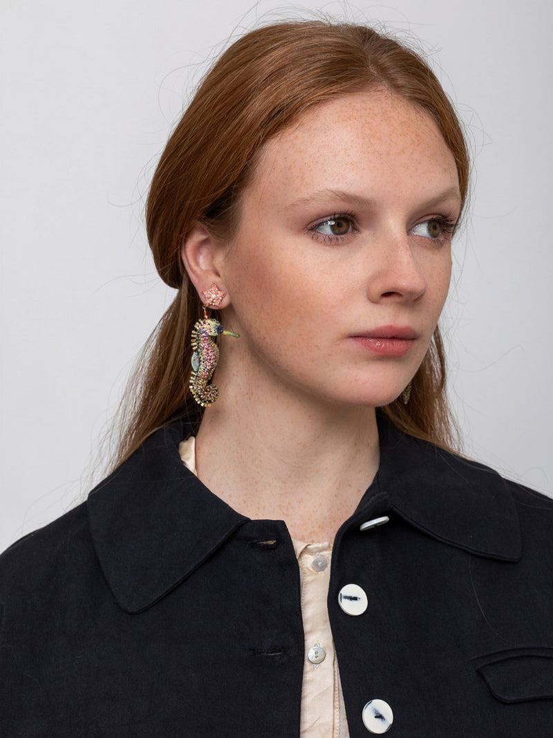 Trovelore - Common Seahorse Earrings - Verdalina