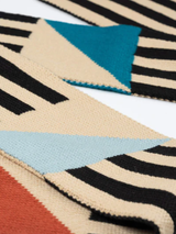 Sailboat Skinny Scarf - Black