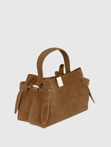 Yuzefi - Gyoza Bag - Cognac Suede - Verdalina