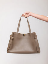 Yuzefi - Gyoza Tote - Pebble Grain Leather - Verdalina