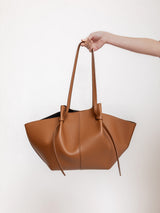 Yuzefi - Large Mochi - Hazel Pebble Grained Leather - Verdalina