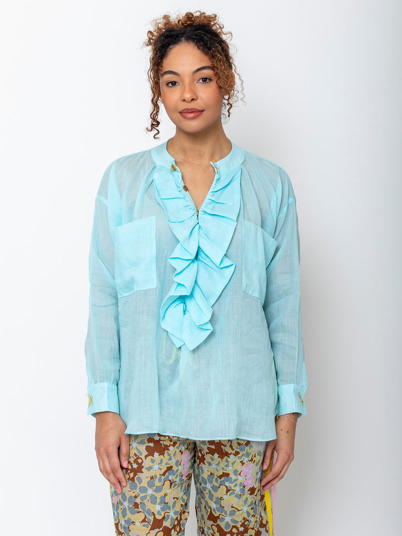 Yvonne S - Frill Shirt - Verdalina