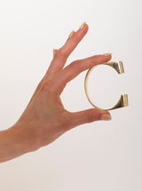 Quarry - Double Caro Cuff - Brass - Verdalina