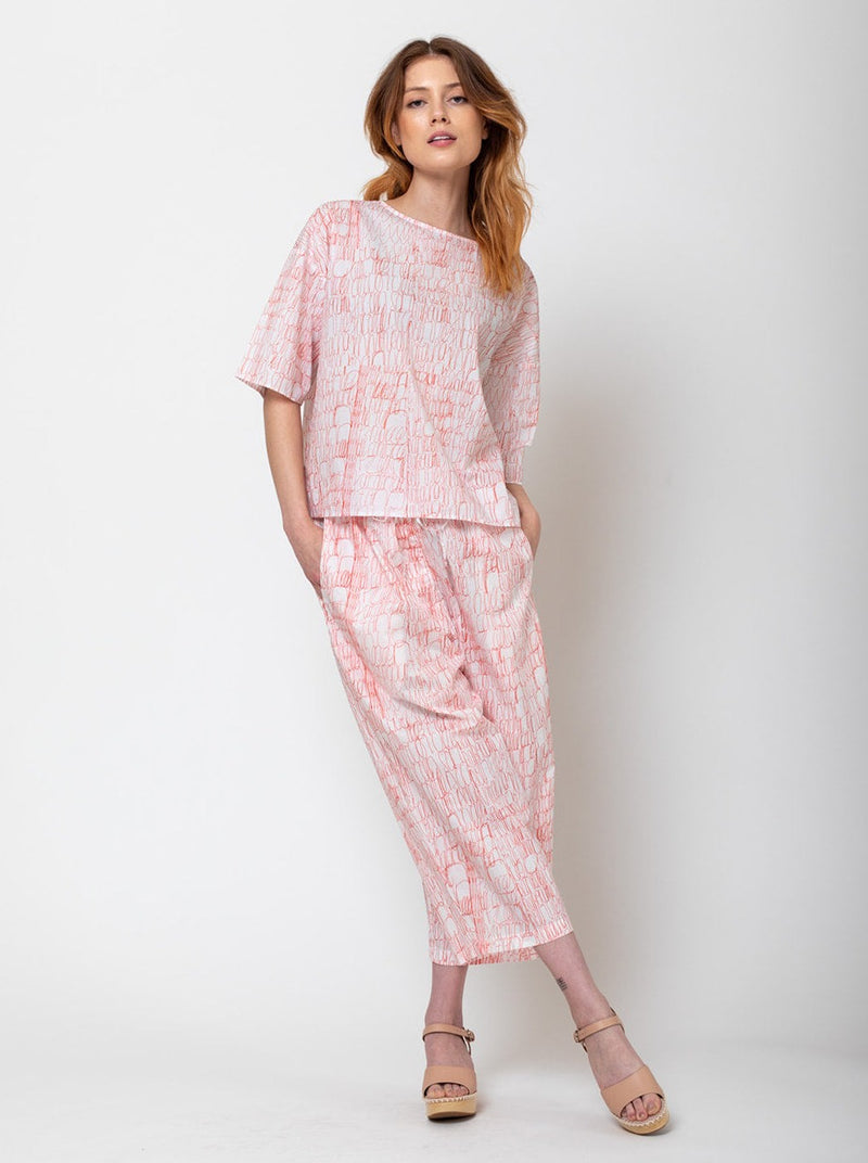 Manuelle Guibal - Oversized Top - Bic Red - Verdalina