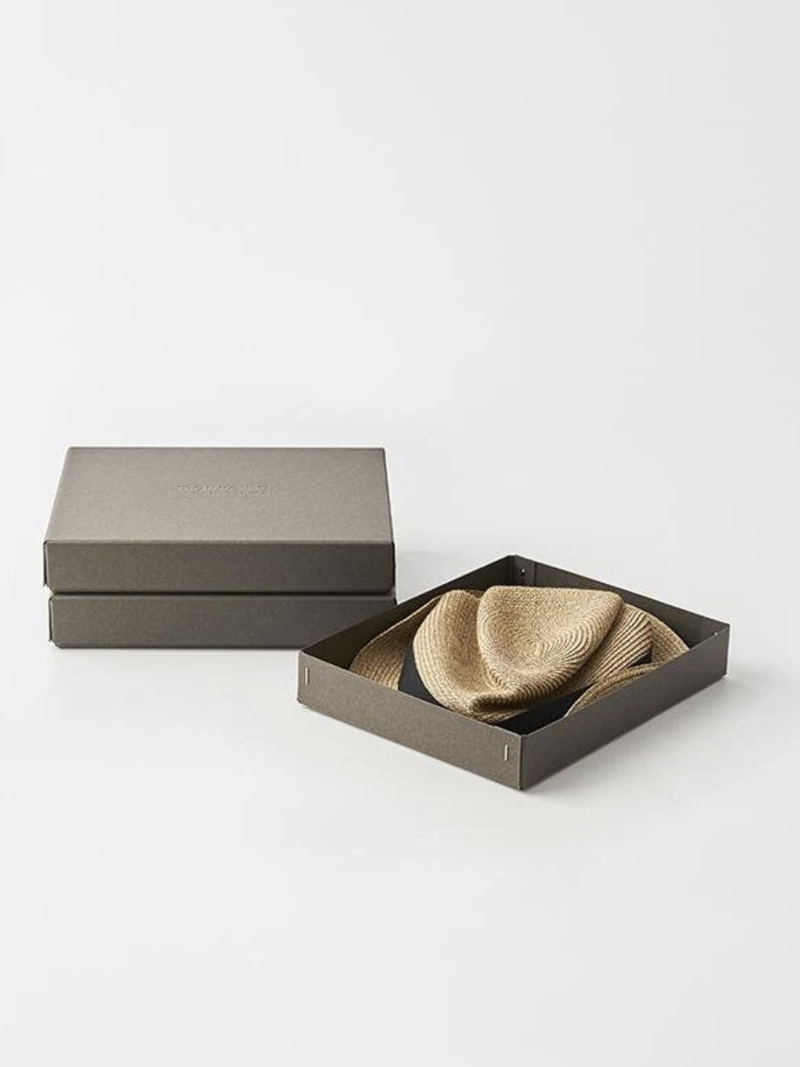 Mature Ha - Boxed Hat - 4.5cm Brim Switch Color Line - Verdalina