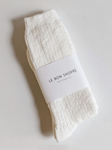 Le Bon Shoppe - Cottage Socks - White Linen - Verdalina