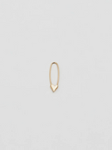 Loren Stewart - Mini Heart Safety Pin Earring - Yellow Gold - Verdalina