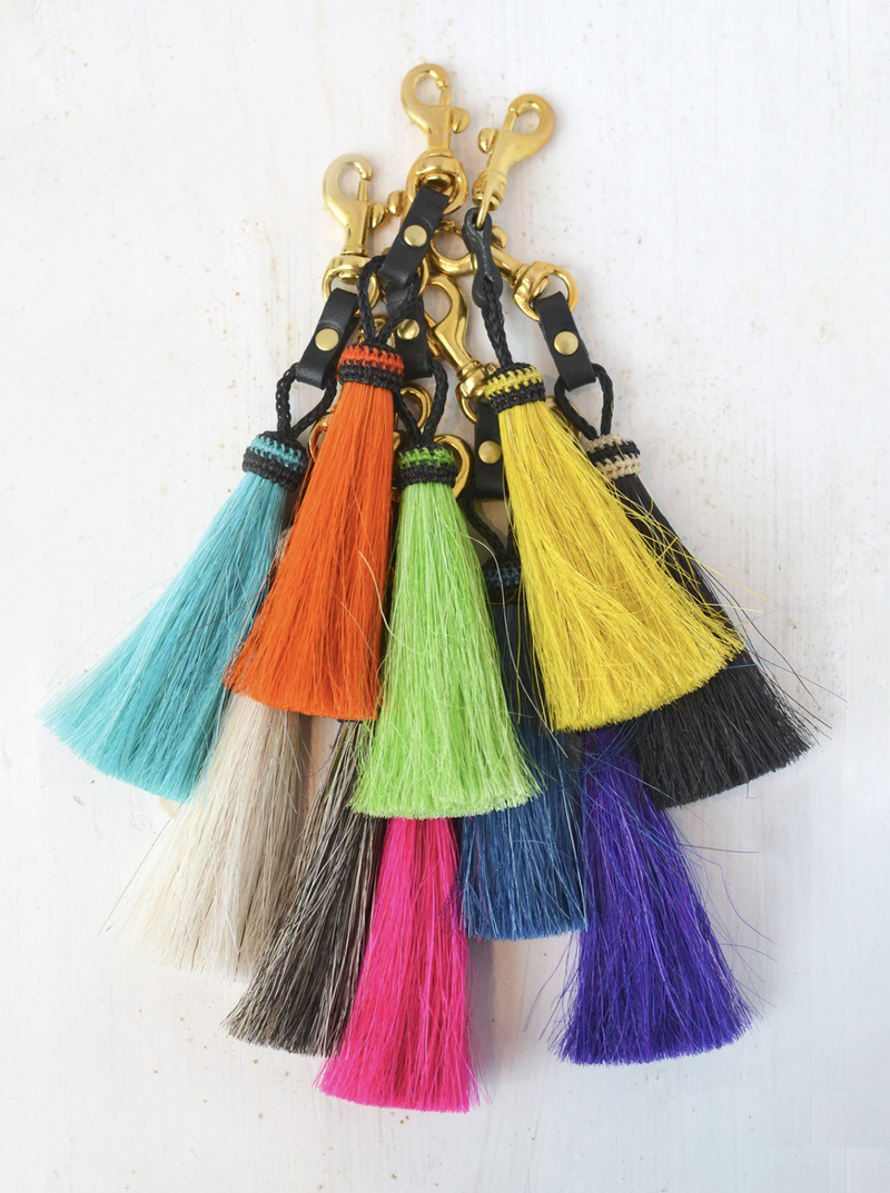 Kempton & Co - Tassel Key Ring - Verdalina