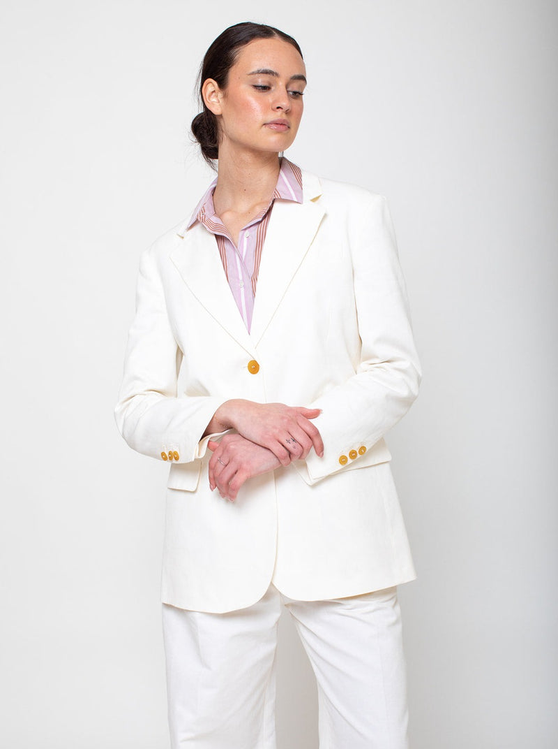 Tela - Zelo Jacket - White - Verdalina