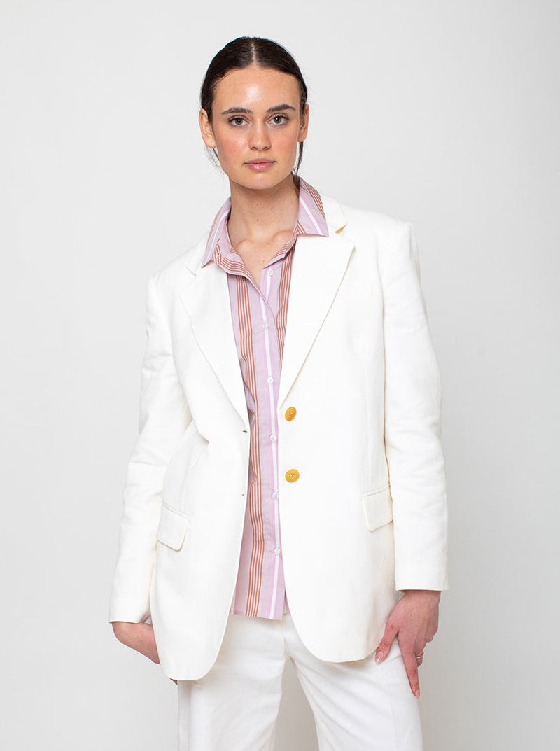 Tela - Zelo Jacket - White - Verdalina