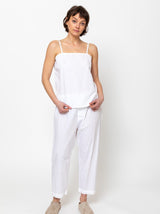 Domi Sleepwear - Cami - White - Verdalina
