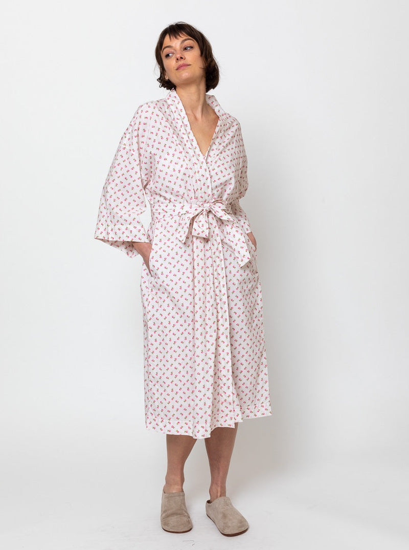 Domi Sleepwear - Cotton Robe - Verdalina