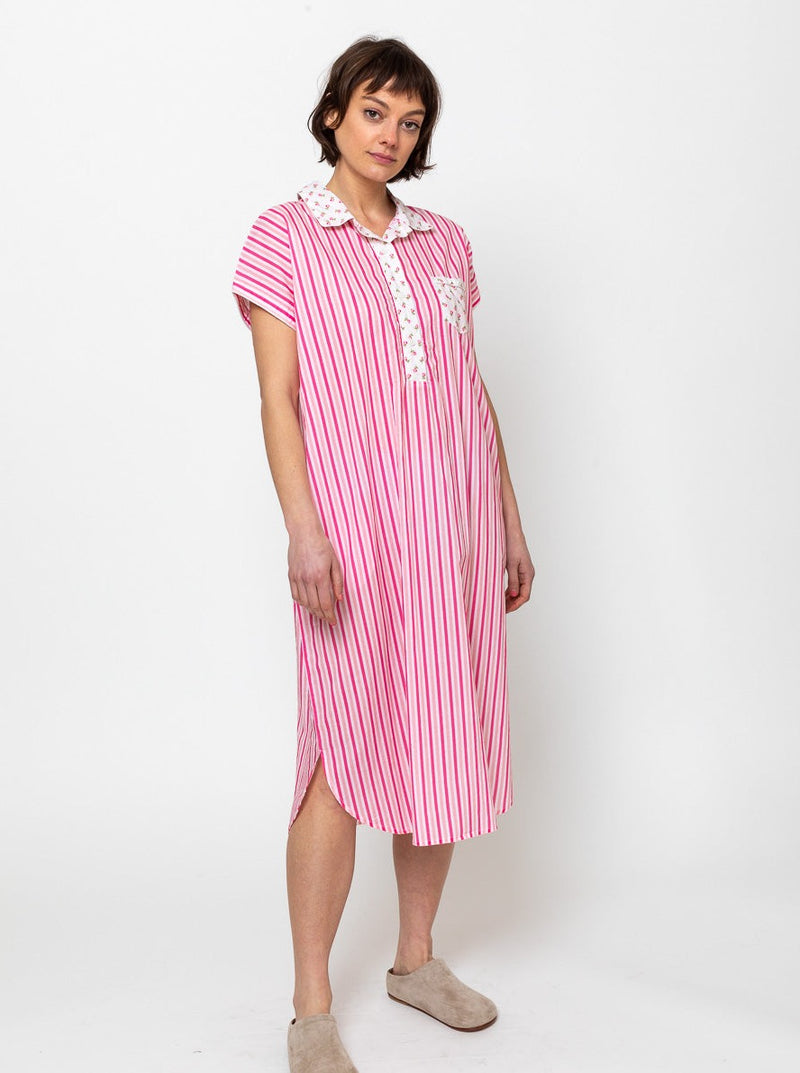 Domi Sleepwear - Pocket Tunic Nightgown - Verdalina