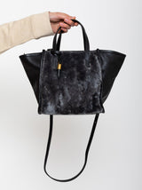 Kempton & Co - Stone Shearling Mini Tote - Verdalina