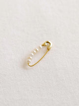 Loren Stewart - Mini Friendship Safety Pin - Pearl - Verdalina