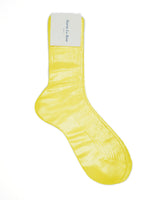 Maria La Rosa - Laminated Ribbed Socks - Verdalina