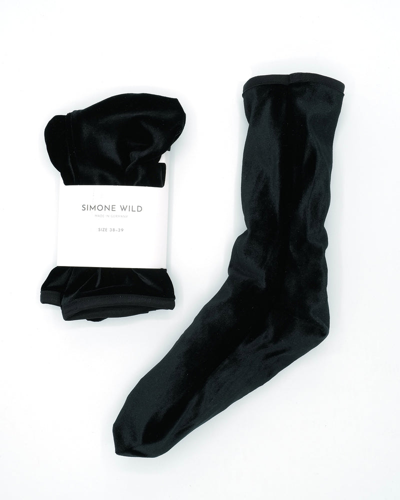 Simone Wild | Velvet Ankle Socks | Verdalina